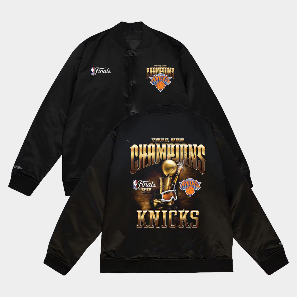 Mitchell And Ness NY Knicks Champions Merch 2026 NY Knicks Finals Champions Jacket Fan Gifts