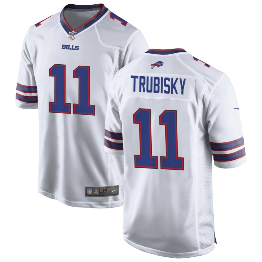 Mitchell Trubisky Buffalo Bills 2025 Game Jersey - White