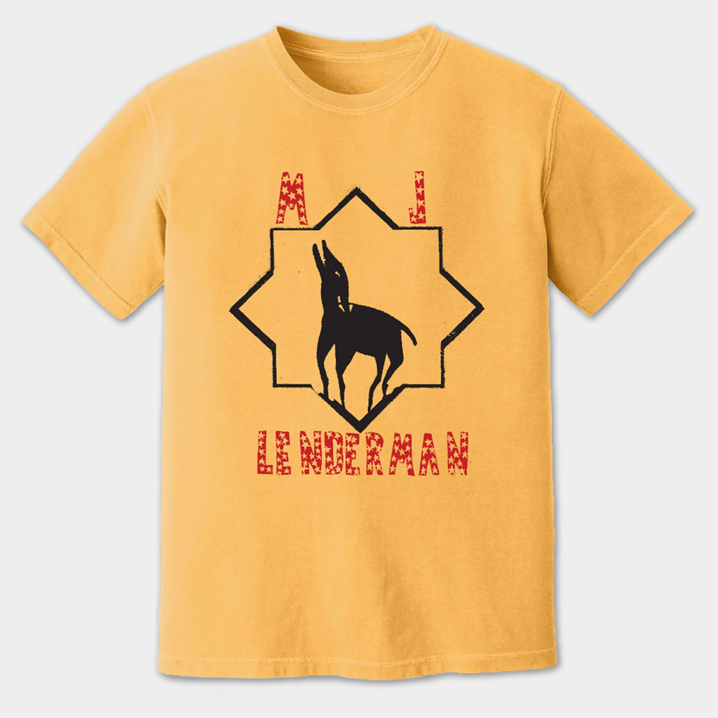 MJ Lenderman Merch 2026 Howling Dog T-Shirt MJ Lenderman Shirt Gift For Music Fans