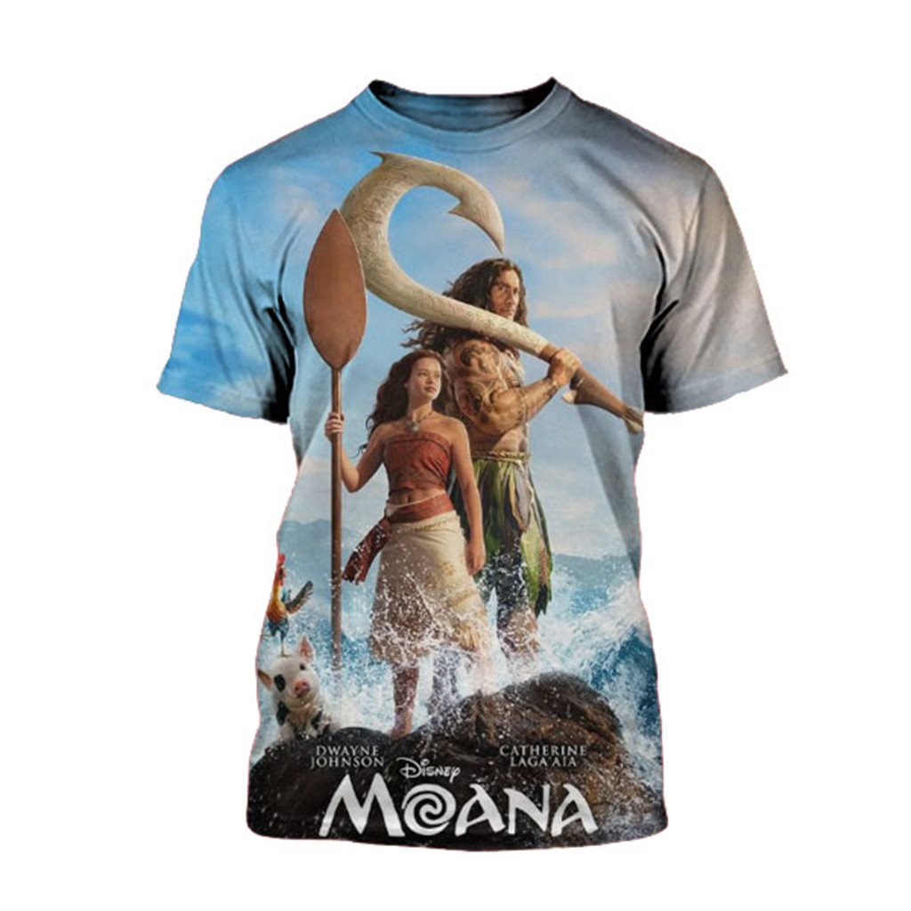 Moana Live Action Poster T-Shirt D Moana Merch Unique Gifts For Dad