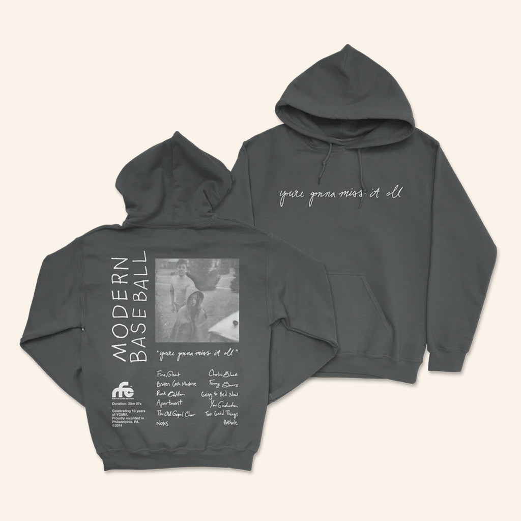 Modern Baseball Merch You're Gonna Miss It All Hoodie Cool Gifts For Music Lovers