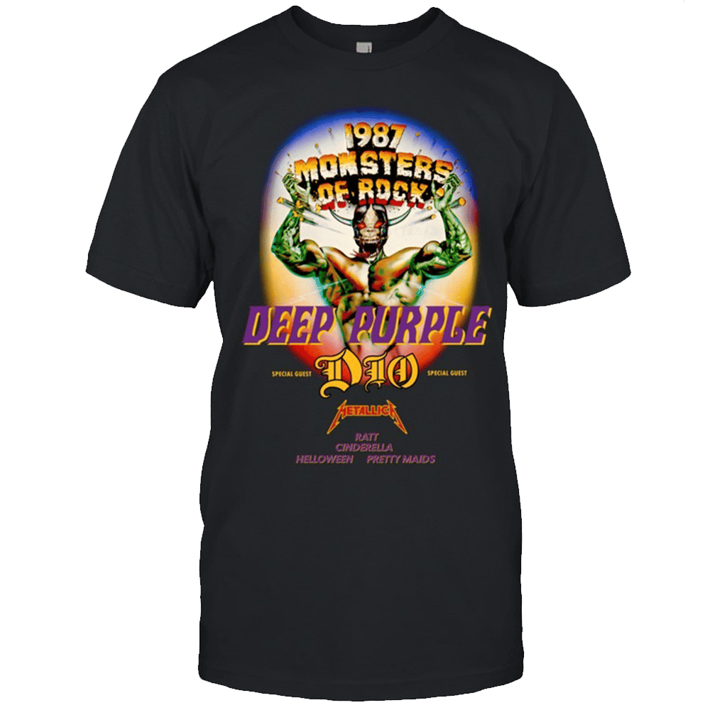Monsters Of Rock Merch 1987 Monsters Of Rock Shirt Father's Day Presents For Son