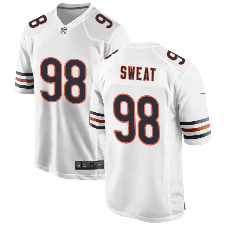Montez Sweat Chicago Bears 2025 Game Jersey - White