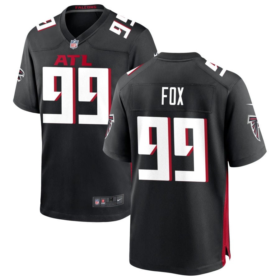 Morgan Fox Atlanta Falcons 2025 Game Jersey - Black