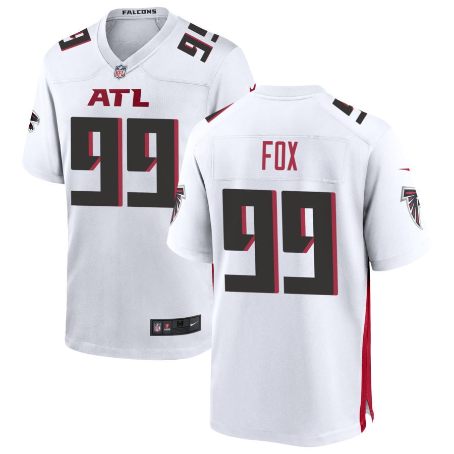 Morgan Fox Atlanta Falcons 2025 Game Jersey - White