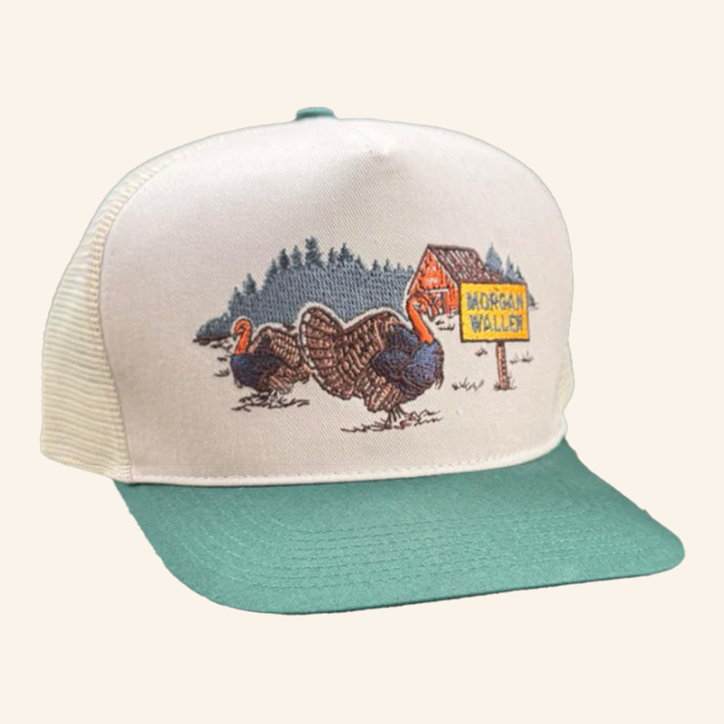 Morgan Wallen Merch Turkey Trucker Hat Embroidered Christmas Gifts For Him