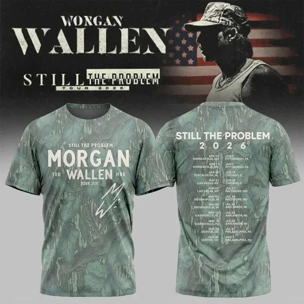 Morgan Wallen Still The Problem Tour T-Shirt Camo Shirt Morgan Wallen Merch 2026 Gift For Fans