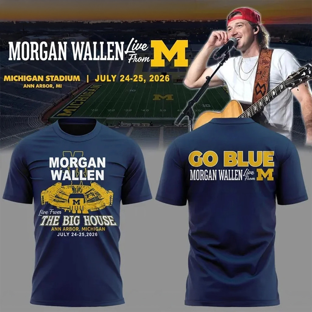 Morgan Wallen X Michigan Football Still The Problem Tour 2026 Shirt Morgan Wallen Concert Merch