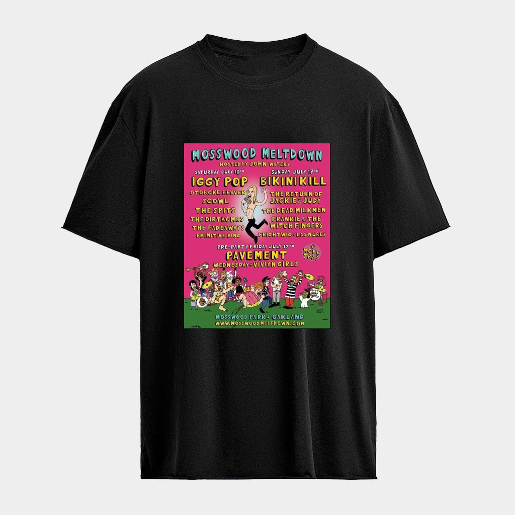 Mosswood Meltdown July 17 19 2026 Mosswood Park Oakland T-Shirt Gifts For Him Her