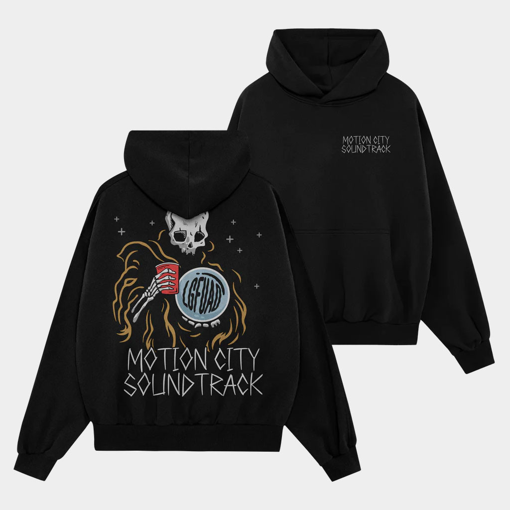 Motion City Soundtrack Merch 2026 Sickle FUAD Hoodie Black Present For Band Fans