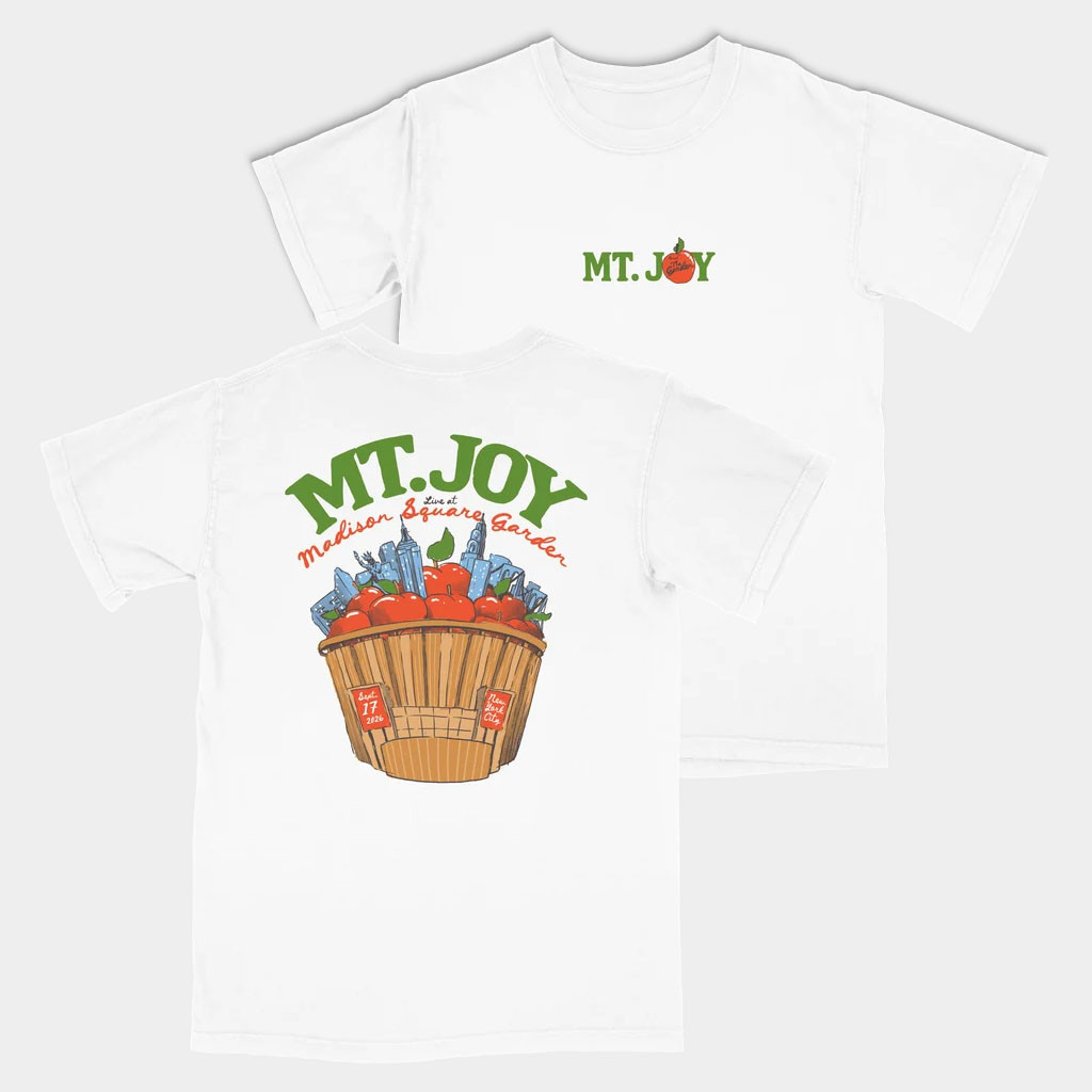 Mt Joy Merch 2026 Apples T-Shirt Mt Joy Tour Merch Present For Rock Band Fans