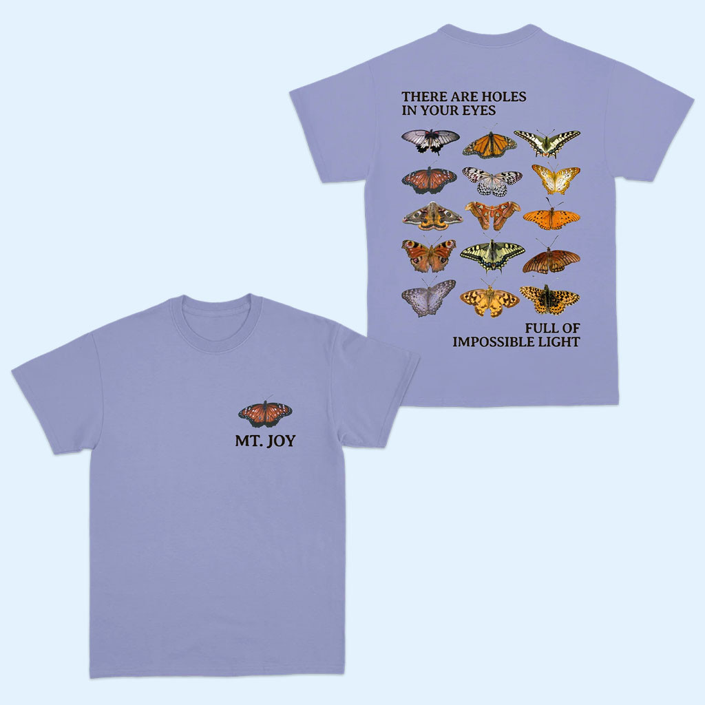 Mt Joy Merch 2026 Butterfly T-Shirt Mt Joy Band Shirt Gifts For Rock Fans