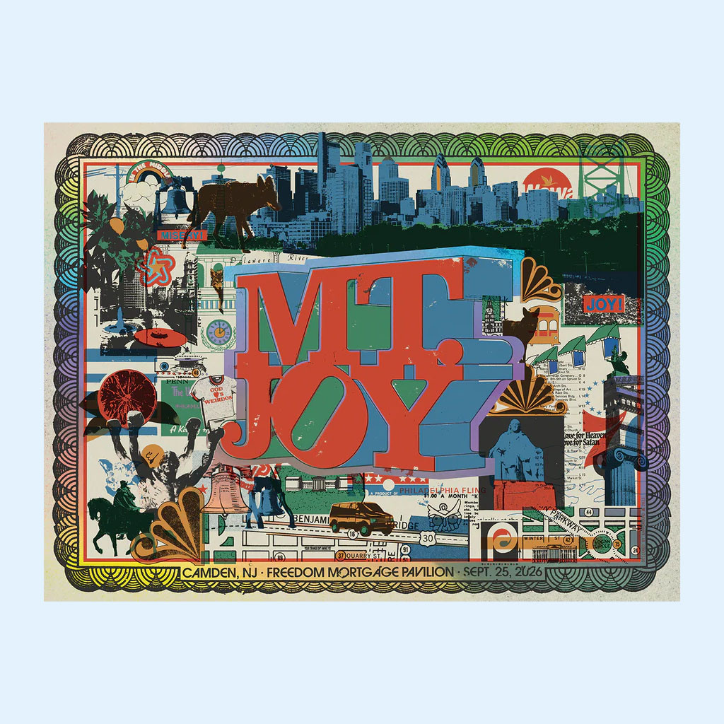 Mt Joy Merch 2026 Philadelphia 2026 Poster Mt Joy Tour Poster Cool Gifts For Rock Lovers