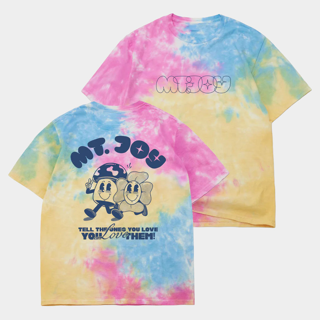 Mt Joy Merch 2026 Silver Lining Tie Dye T-Shirt Mt Joy Shirt Gifts For Music Lovers