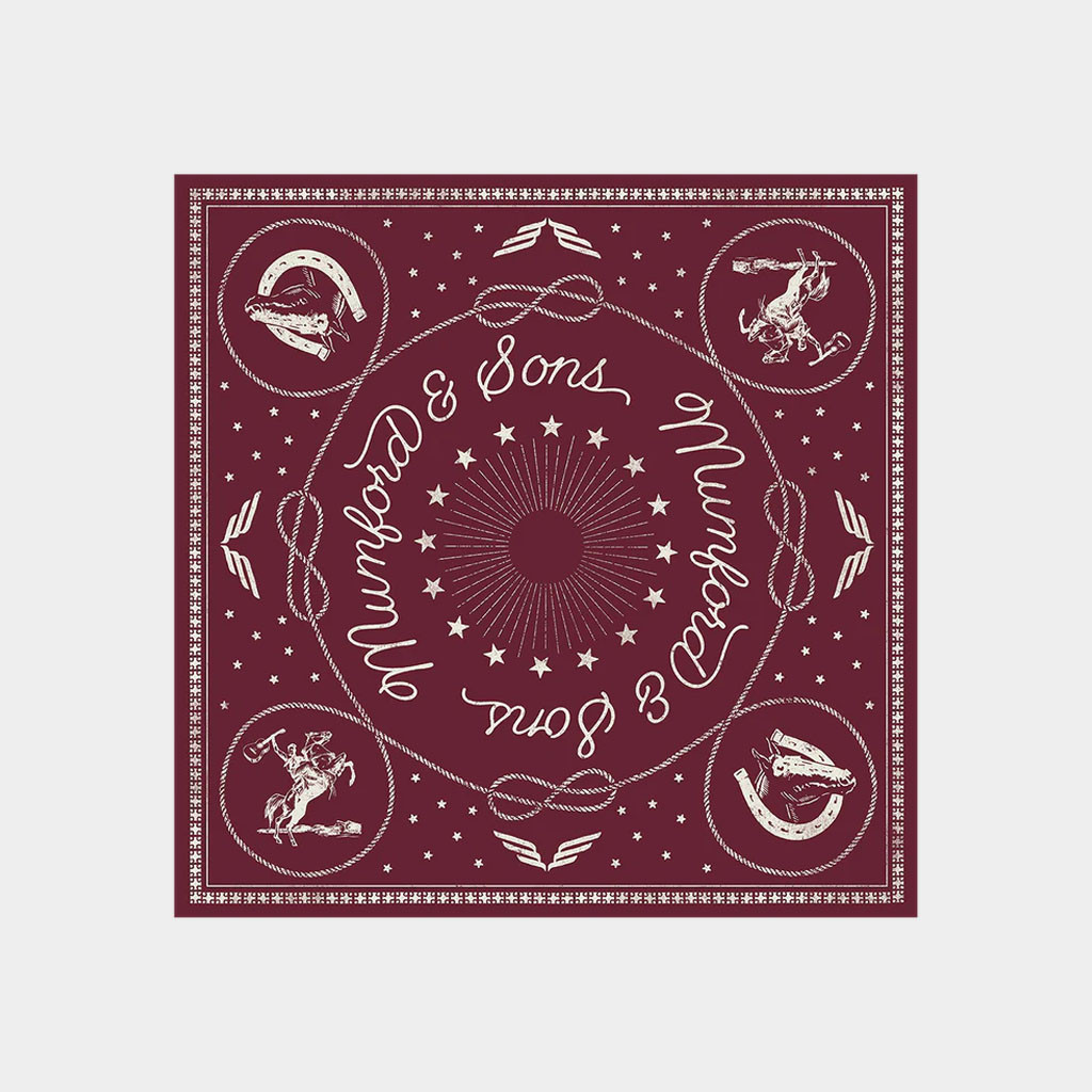 Mumford And Sons Merch 2026 Maroon Tour Bandana Presents For Rock Music Lovers
