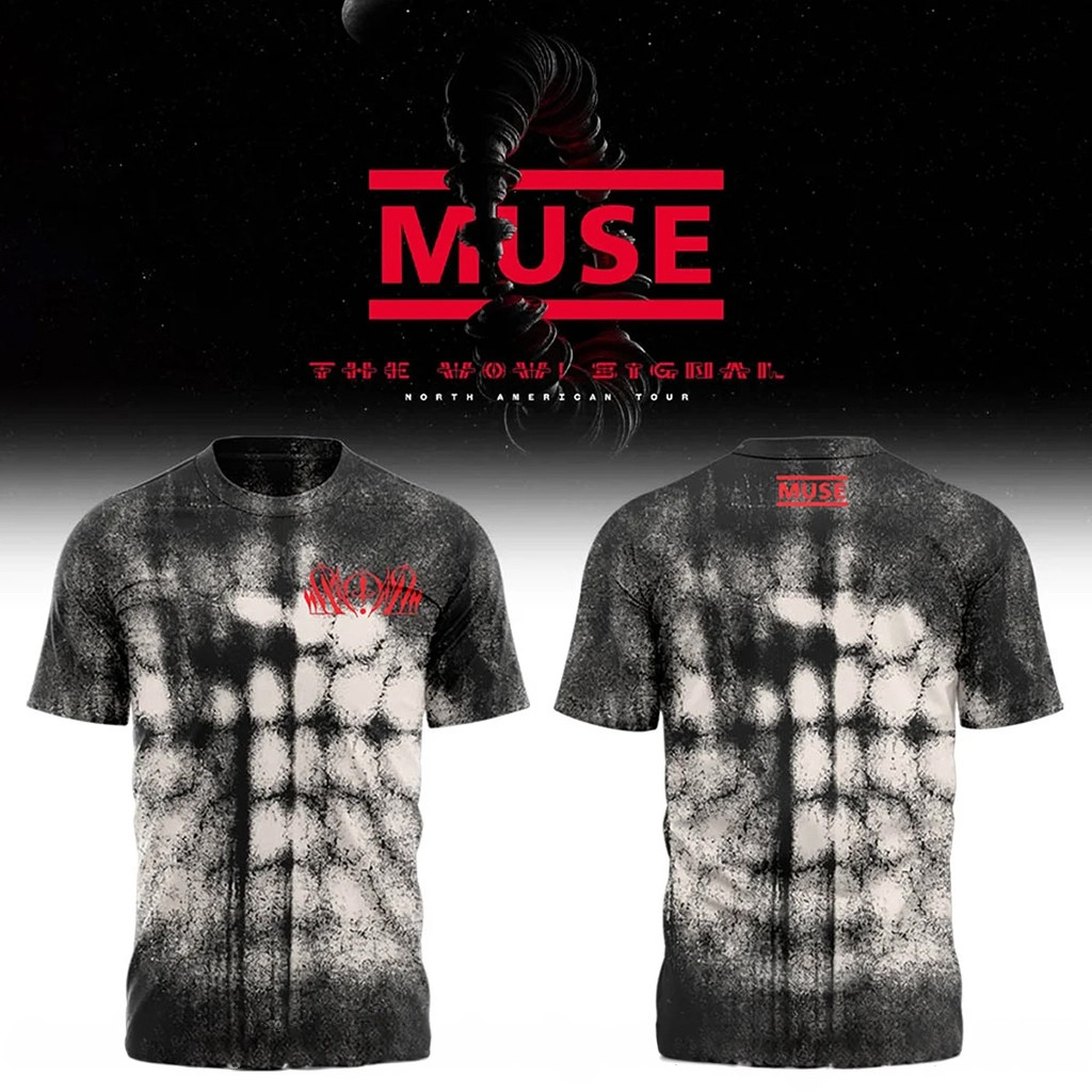 Muse Wow Signal North American Tour 2026 T-Shirt Muse Tour Merch Gift Ideas For Rock Lovers