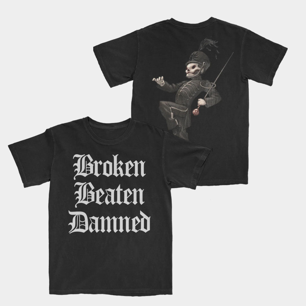 My Chemical Romance Merch Broken Beaten Damned T-Shirt Gift Ideas For Rock Music Lovers