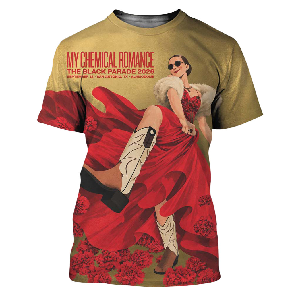 My Chemical Romance San Antonio TX 2026 Event Shirt My Chemical Romance Merch Fans Gifts