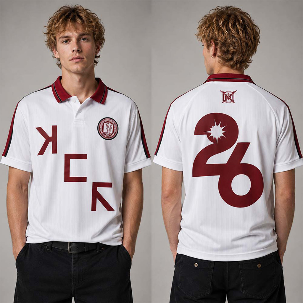 My Chemical Romance The Black Parade Tour 2026 EU And UK Merch DRAAG White Jersey MCR Merch