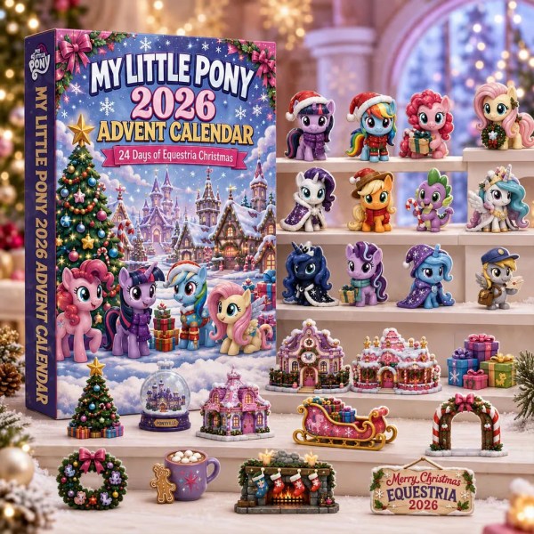 My Little Pony Equestria 2026 Holiday Advent Calendar Xmas Tree Ornaments Christmas Decor Gifts - Image 2
