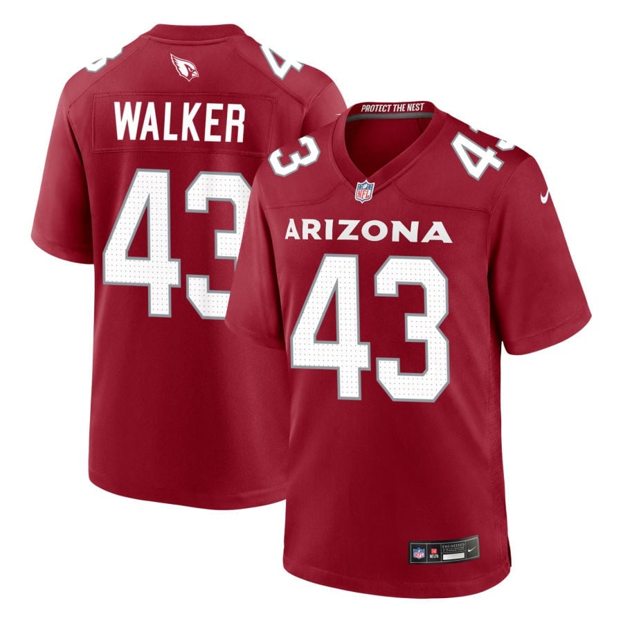 Mykal Walker Arizona Cardinals 2025 Game Jersey - Cardinal