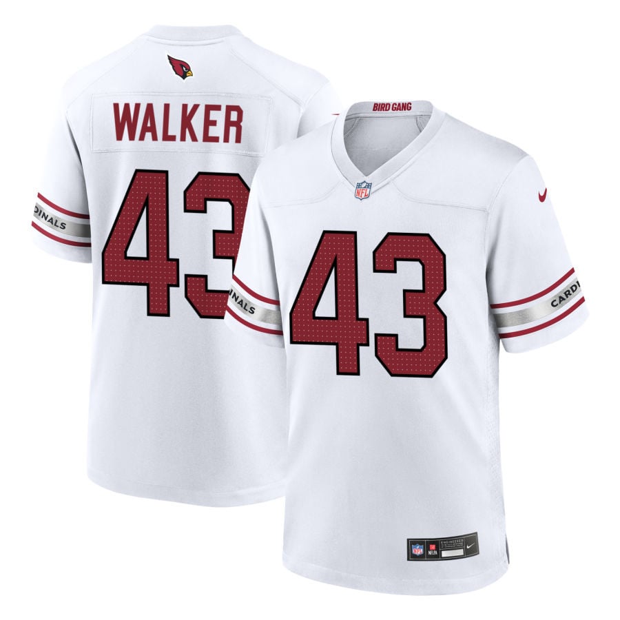 Mykal Walker Arizona Cardinals 2025 Game Jersey - White