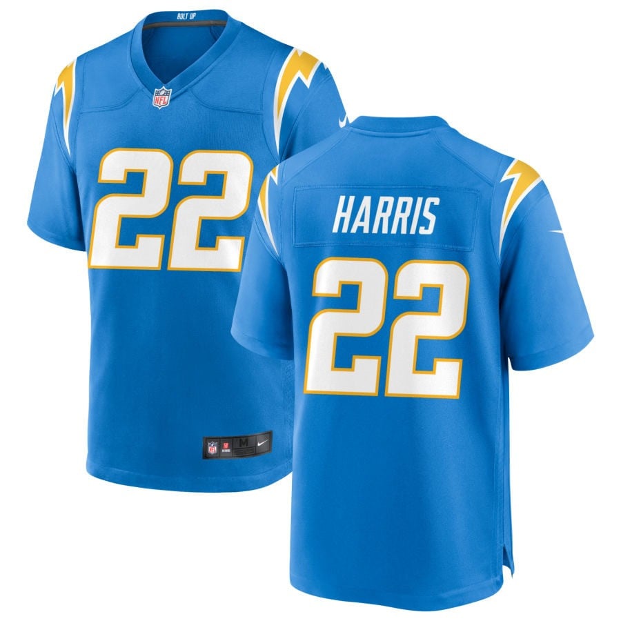 Najee Harris Los Angeles Chargers 2025 Game Jersey - Powder Blue