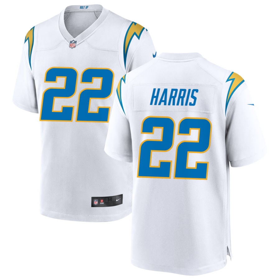 Najee Harris Los Angeles Chargers 2025 Game Jersey - White