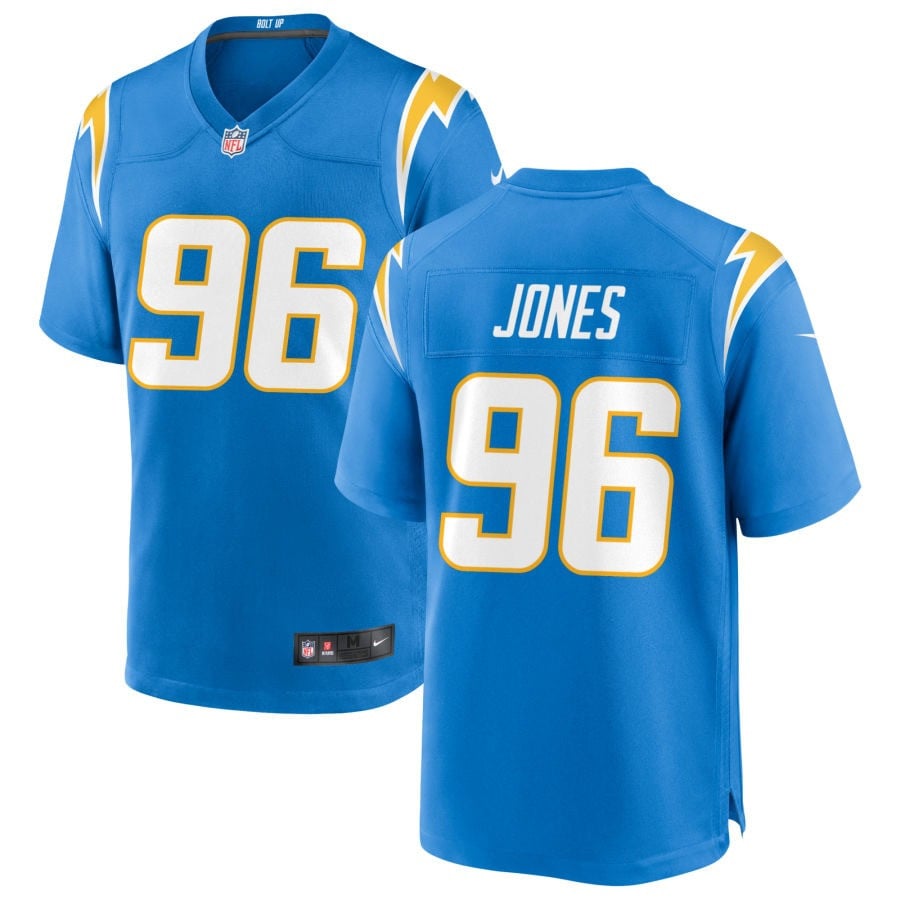 Naquan Jones Los Angeles Chargers 2025 Game Jersey - Powder Blue