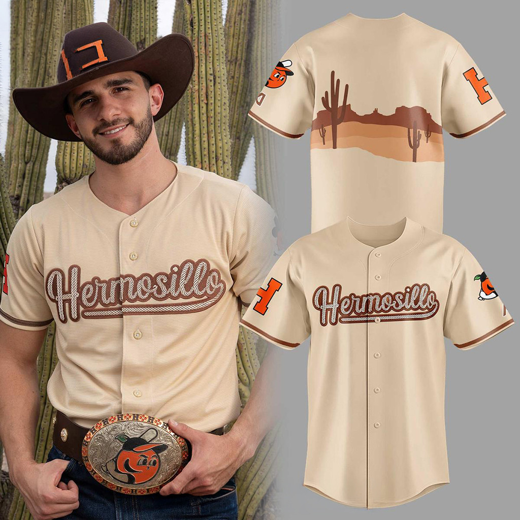 Naranjeros De Hermosillo City Essence Cowboy Style 2026 Baseball Jersey Fan Merch Gifts For Him