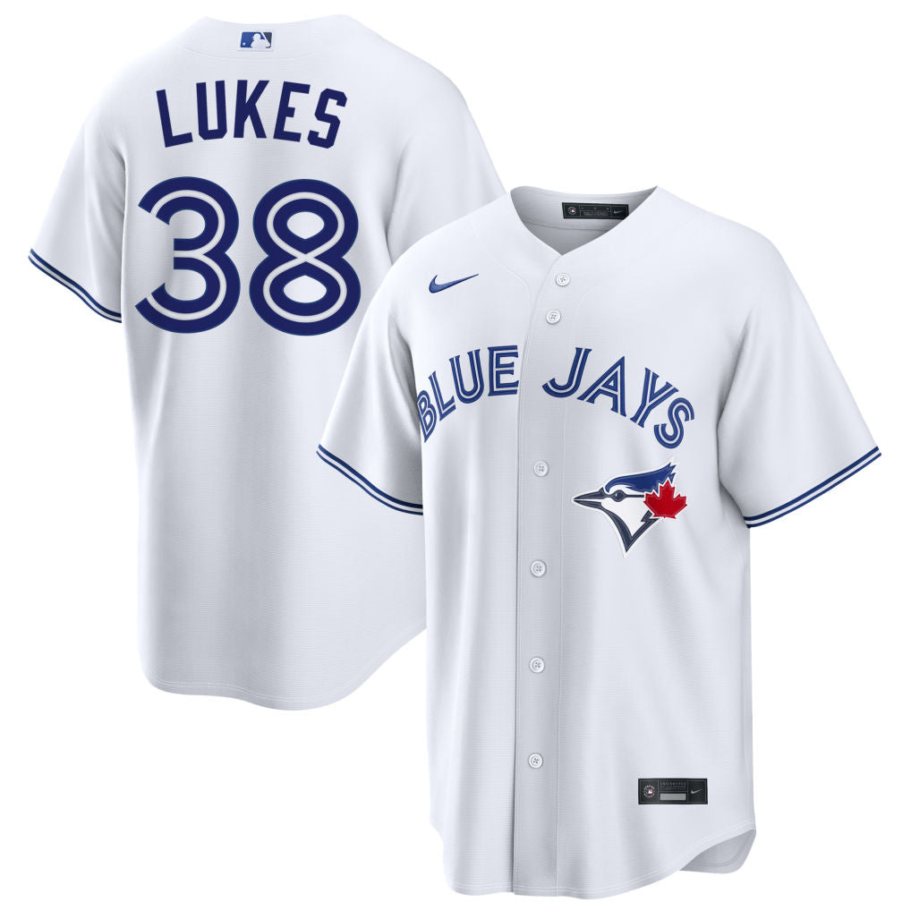 Nathan Lukes Toronto Blue Jays 2026 Home Jersey - White