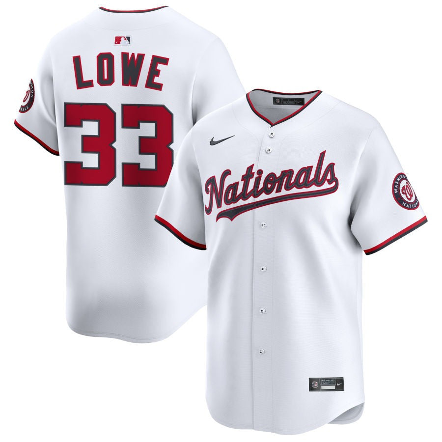 Nathaniel Lowe Washington Nationals 2025 Home Limited Jersey - White