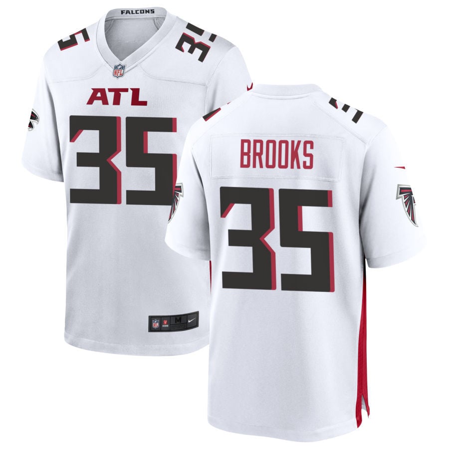 Natrone Brooks Atlanta Falcons 2025 Game Jersey - White