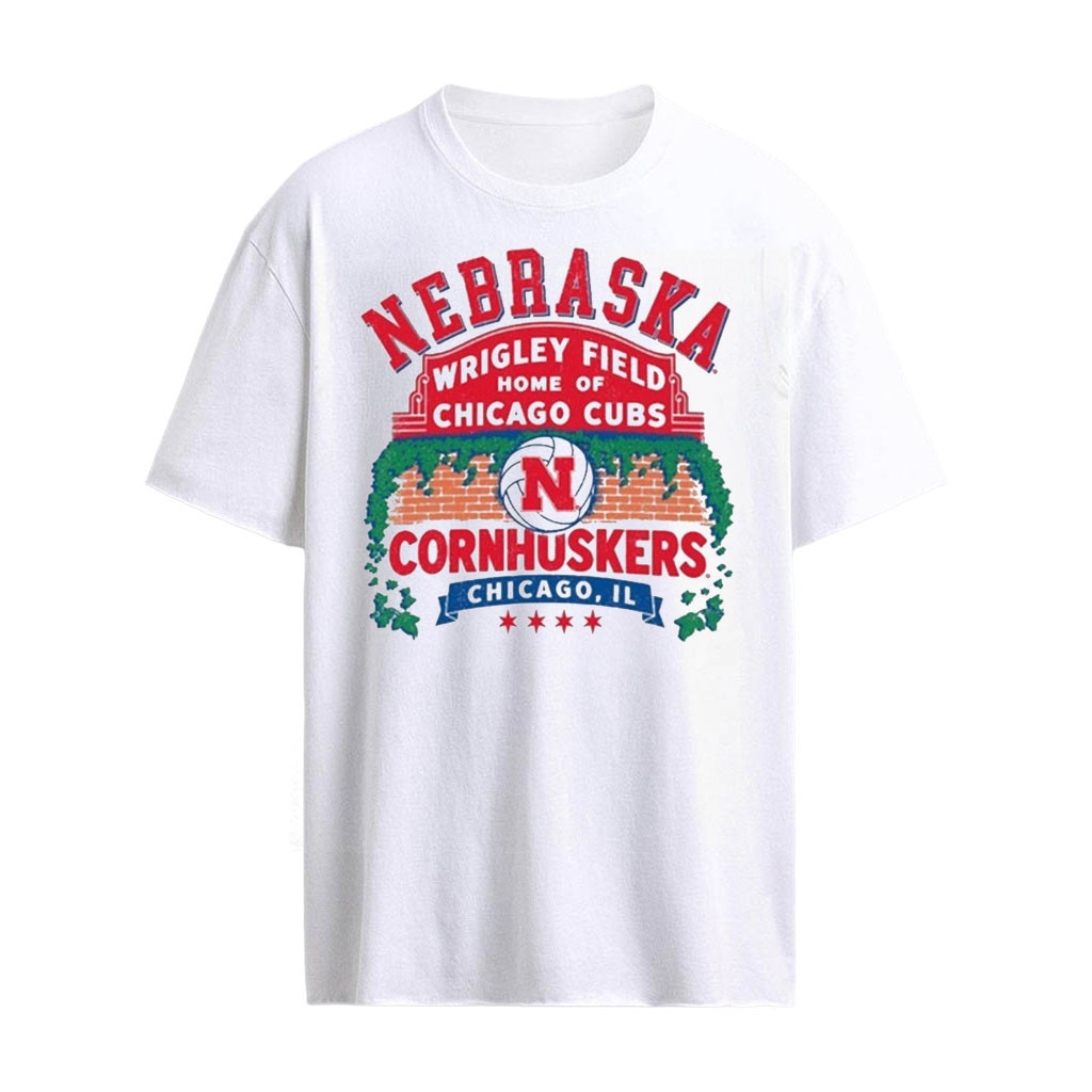 Nebraska Cornhuskers 2026 Volleyball Shirt, Wrigley Field Chicago T-Shirt