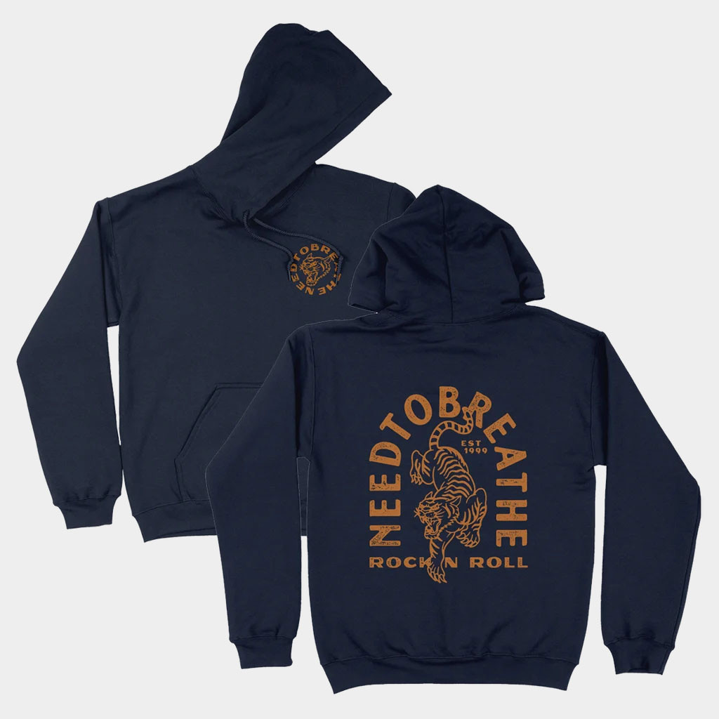 Needtobreathe Merch 2026 Tiger Hoodie Present For Rock And Roll Lovers