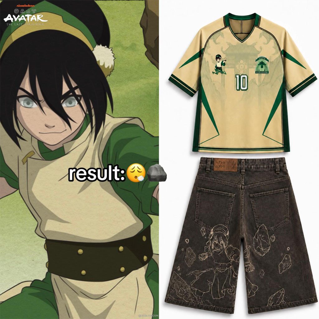 Neptun X Avatar Merch 2026 Avatar The Last Airbender Toph Beifong World Cup Jersey Best Gifts
