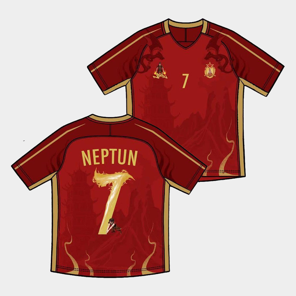 Neptun X Avatar Merch 2026 Avatar The Last Airbender Zuko World Cup Jersey Neptun #7 Jersey