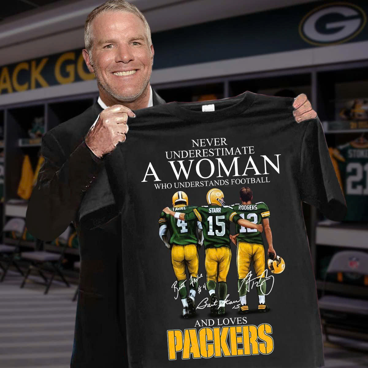 Never Underestimate A Woman Who Understands Football And Love Packers Shirt Fans Gifts