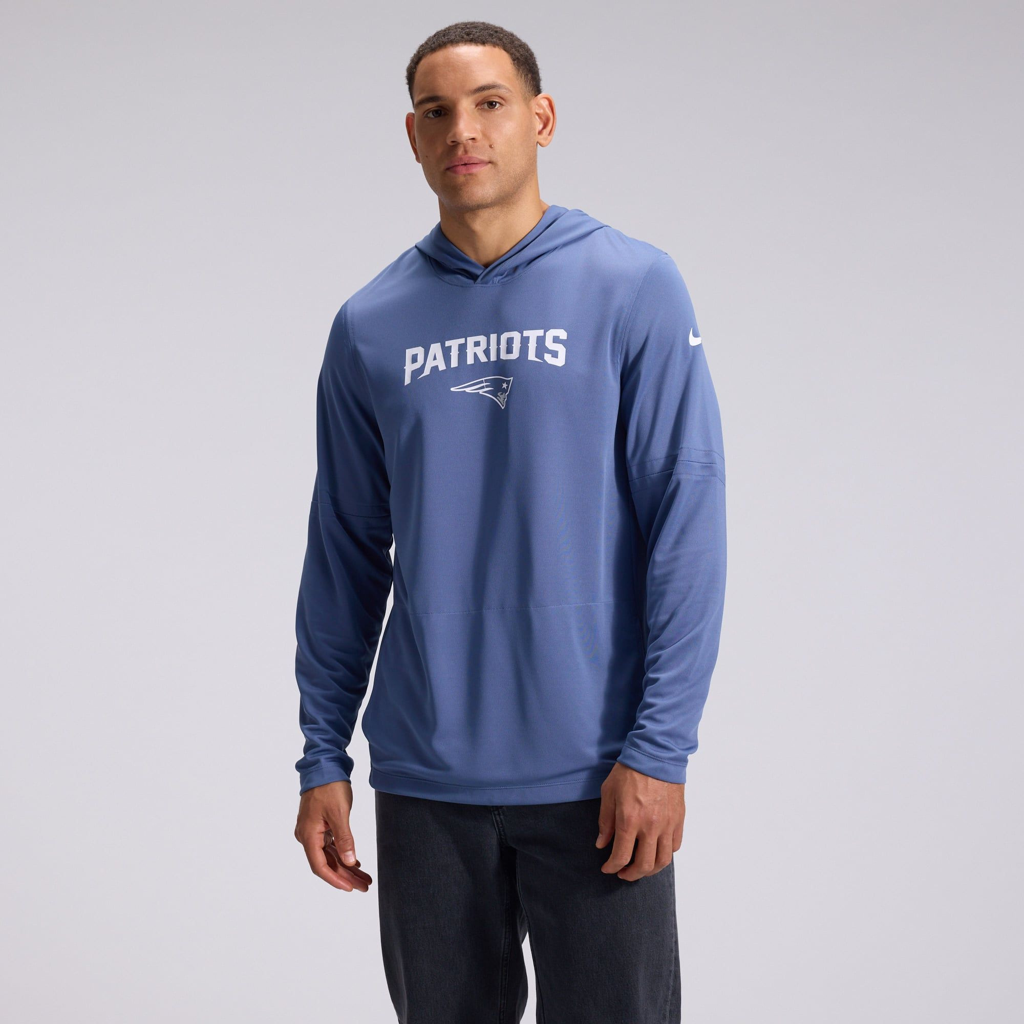 New England Patriots Hoodie Blue NFL Rivalries Merch Fleece Hoodie Presents For Football Fans