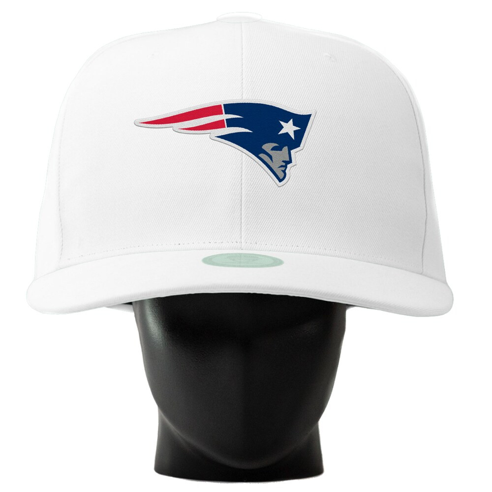 New England Patriots Merch - Unisex Noggin Boss Oversized Hat, White - Gift For Football Fans