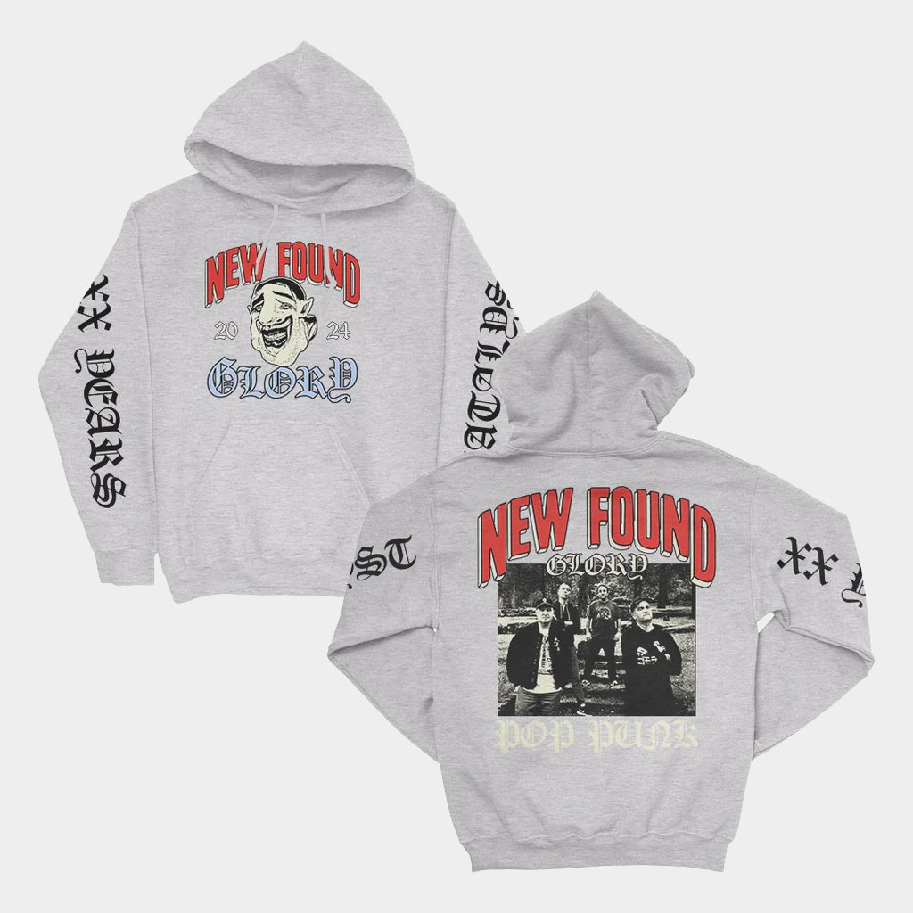 New Found Glory Merch 2024 Pop-Punk Hoodie Cool Gifts For Music Lovers