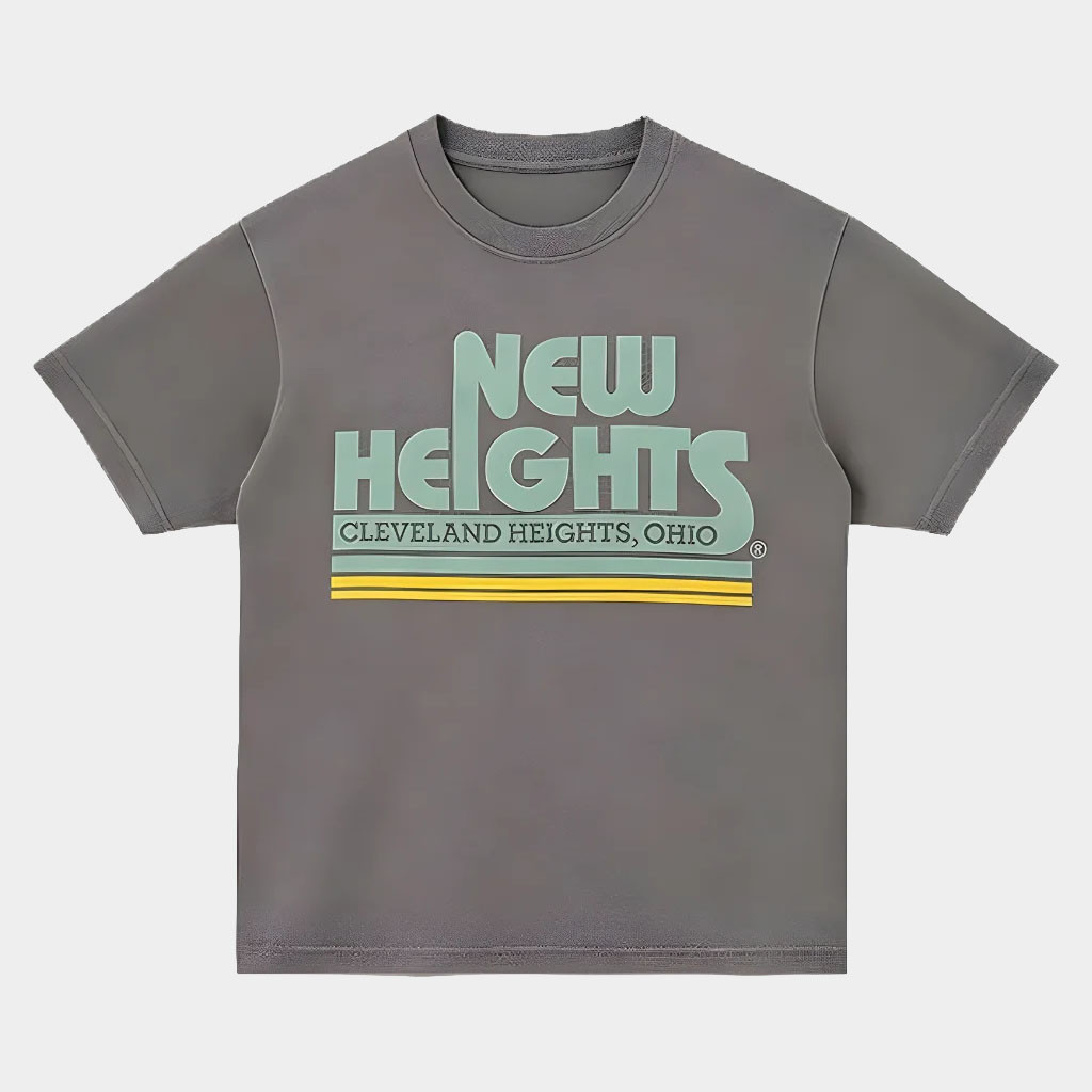 New Heights Merch 2026 New Heights Jason And Travis Kelce Cleveland Heights T-Shirt Him Gifts
