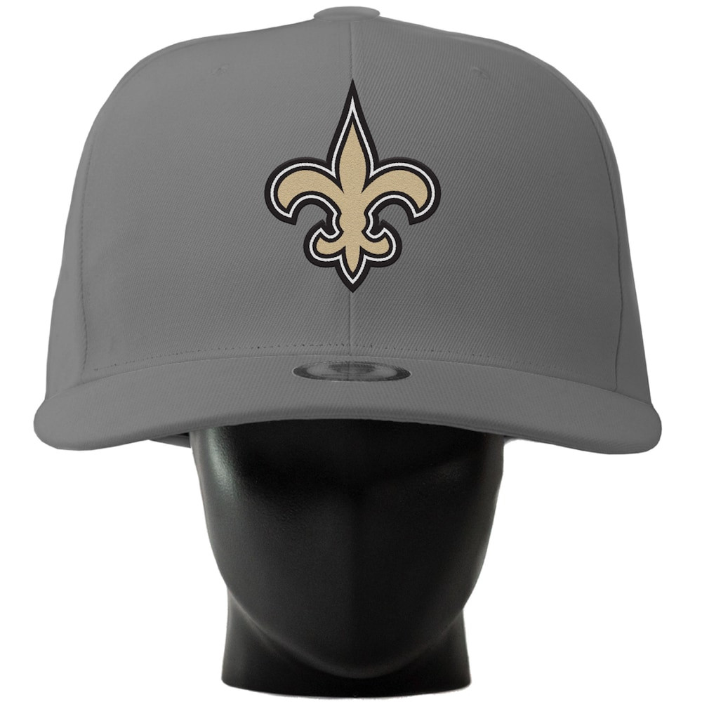 New Orleans Saints Merch - Unisex Noggin Boss Gray Oversized Hat - Cool Football Gift Ideas