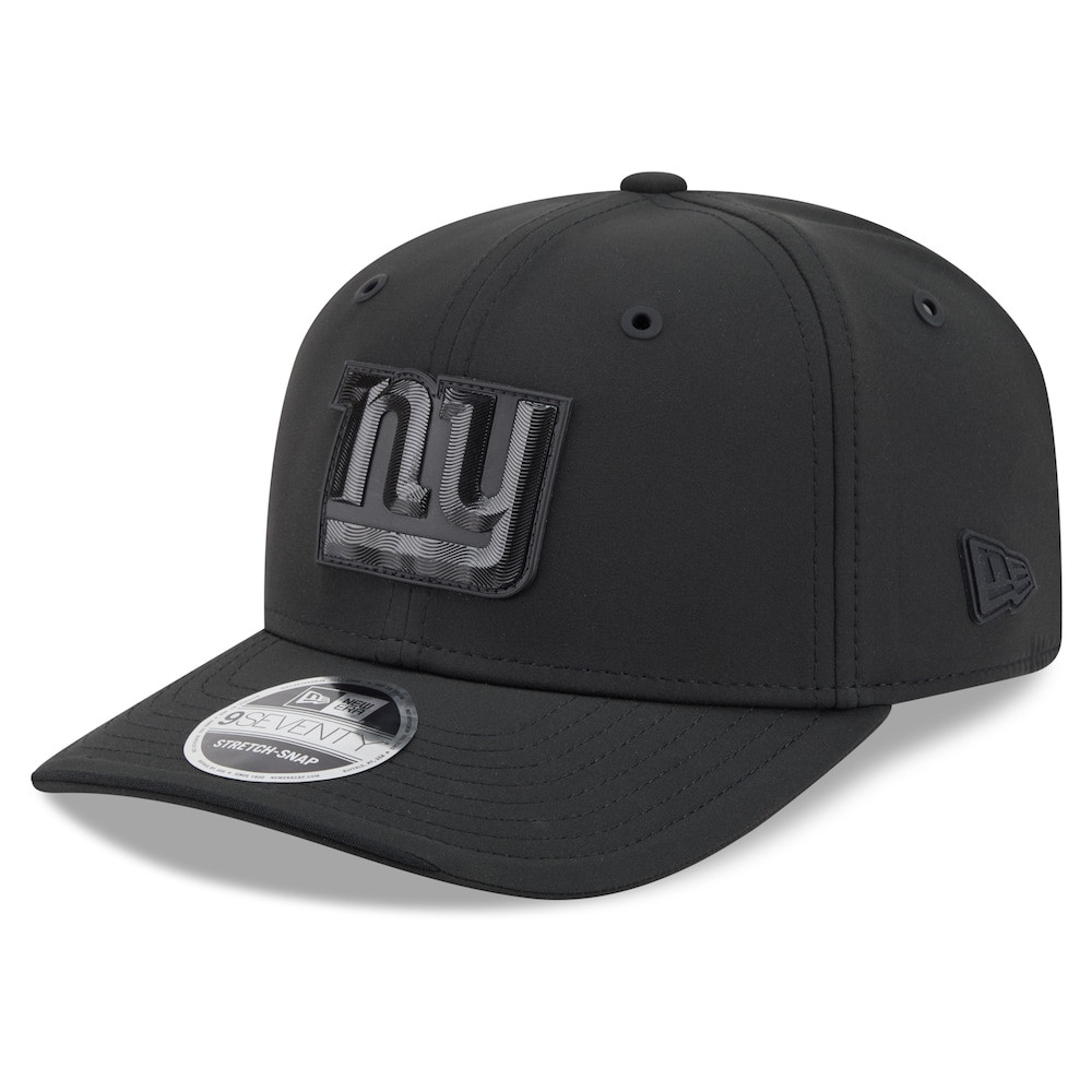New York Giants Merch - Men's 2026 Sideline 9SEVENTY Adjustable Hat, Black - New Era - Gift For Man Who Loves Football