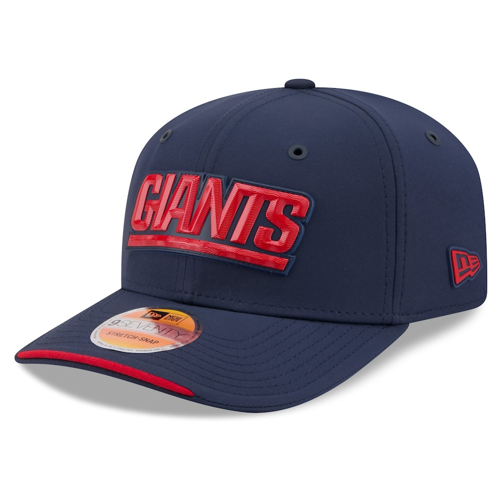 New York Giants Merch - Men's 2026 Sideline Throwback 9SEVENTY Adjustable Hat, Navy - New Era - Football Gift Ideas For Men