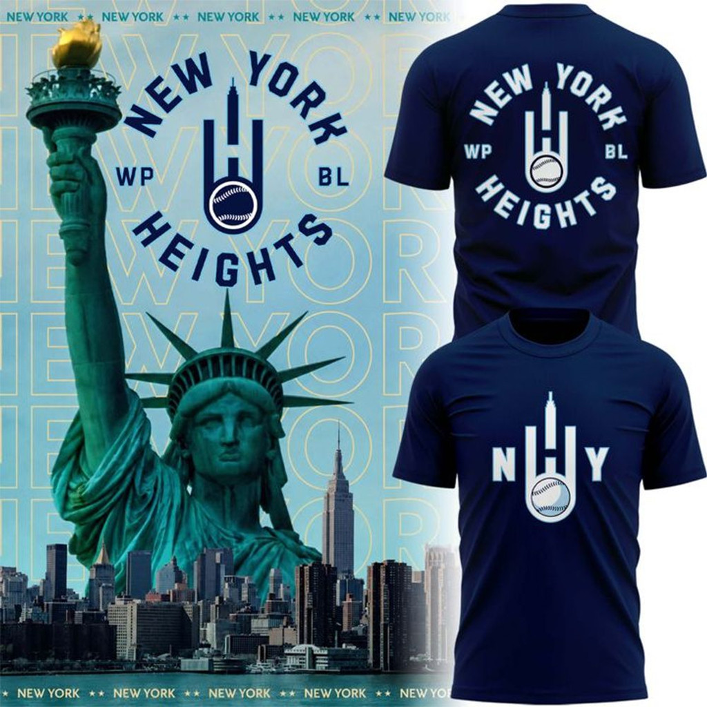New York Heights WPBL 2026 Shirt NY Heights Merch Best Gift For Baseball Fans