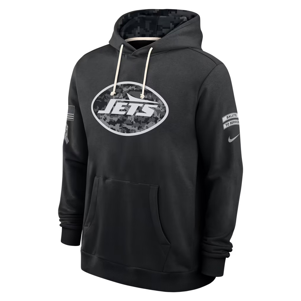 New York Jets 2026 Salute To Service Collection NFL Merch Jets Football Hoodie Football Fan Gift