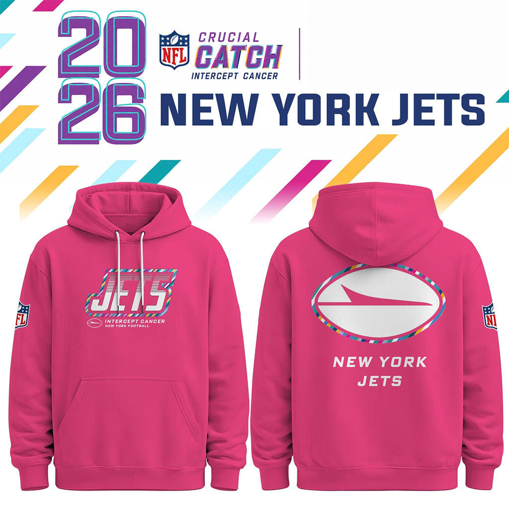 New York Jets Crucial Catch 2026 Game Day Hoodie NFL Crucial Catch Merch 2026 Gifts For Fans
