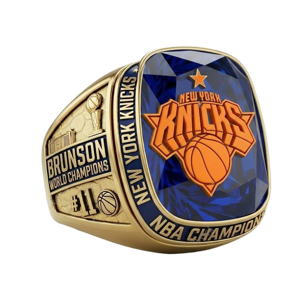 New York Knicks #11 Brunson World Champions Ring NY Knicks Championship Merch Gift For Fans