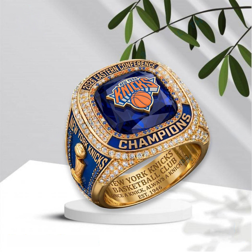 New York Knicks 2026 Eastern Conference Champions Ring Once A Knick Always A Knick Ring Fan Merch